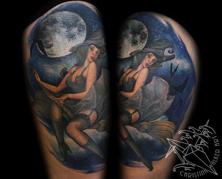 Tattoos - Witch Pin Up - 88734